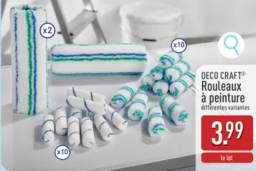 Offre: DECO CRAFT® Rouleaux à peinture