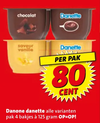 Aanbieding: Danone danette alle varianten