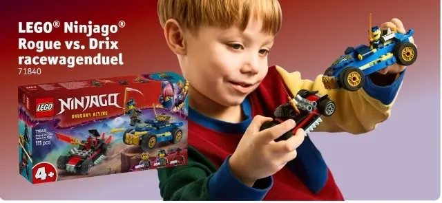 Aanbieding: Ninjago Rogue vs. Drix racewagenduel