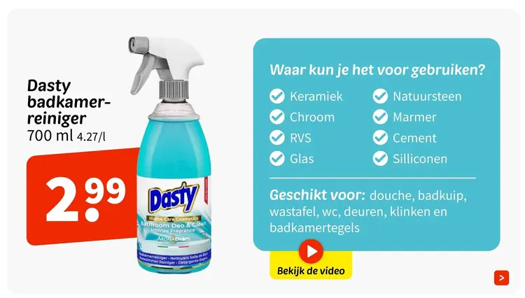 Aanbieding: Badkamerreiniger