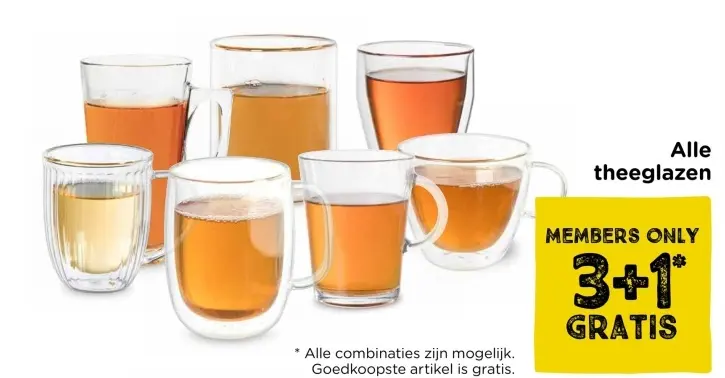 Aanbieding: Theeglazen