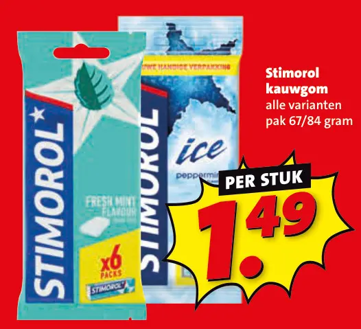 Aanbieding: Kauwgom