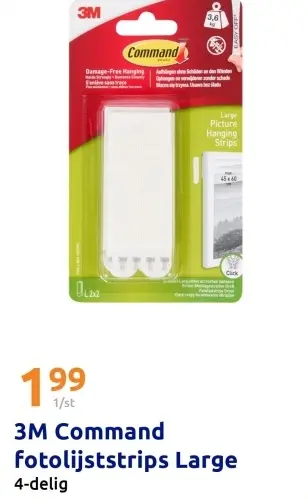 Aanbieding: Command fotolijststrips Large