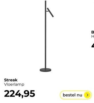 Aanbieding: Streak Vloerlamp