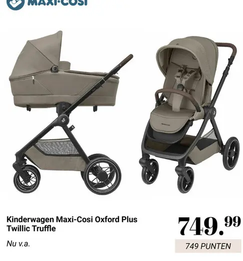 Aanbieding: Kinderwagen Maxi-Cosi Oxford Plus Twillic Truffle