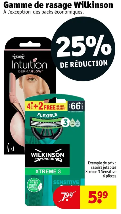Offre: Gamme de rasage