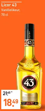 Aanbieding: Licor 43 70CL Likeuren