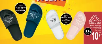 Offre: Mules de plage Strandslippers