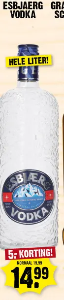 Aanbieding: Esbjaerg vodka