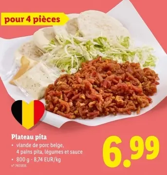 Offre: Plateau pita