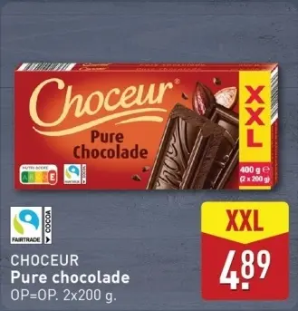 Aanbieding: Pure chocolade