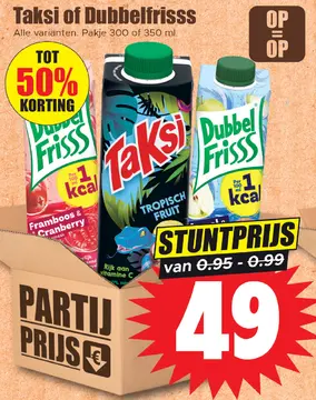 Aanbieding: Taksi of Dubbelfrisss