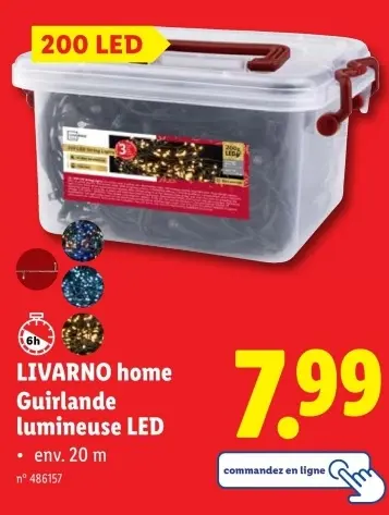 Offre: Guirlande lumineuse LED