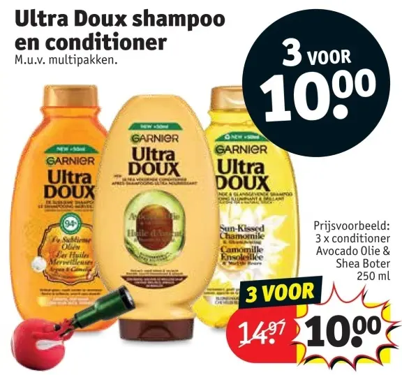 Promotie: Ultra Doux shampoo en conditioner
