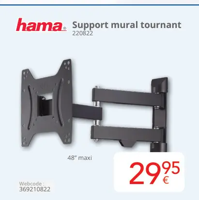 Offre: Support mural tournant