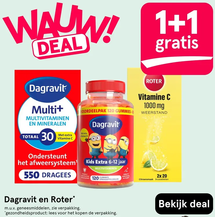 Aanbieding: Multi+ multivitaminen en mineralen