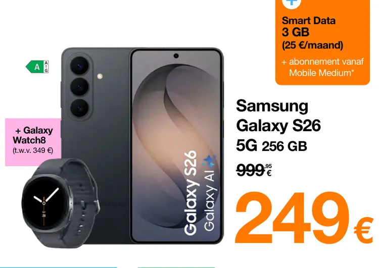 Promotie: Galaxy S26 5G 256 GB