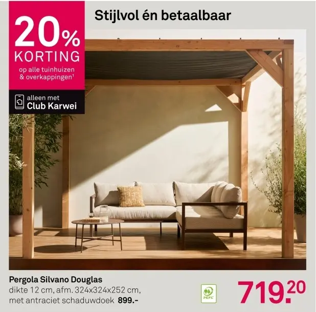 Aanbieding: Pergola Silvano Douglas