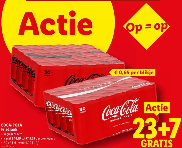 Promotie: Frisdrank