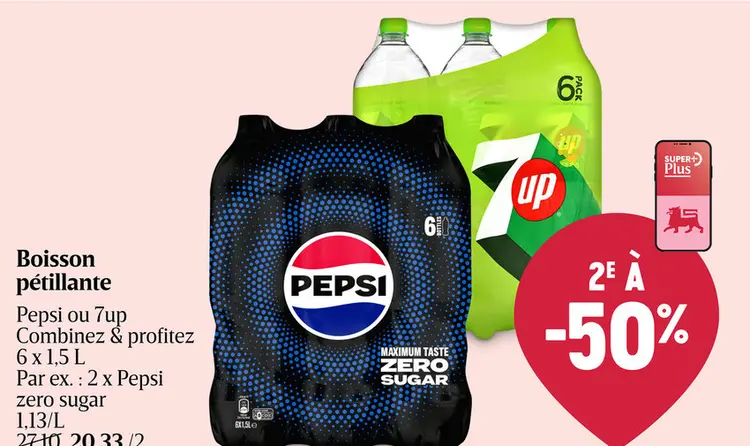 Offre: Boisson pétillante