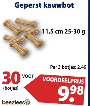 Aanbieding: Geperst kauwbot