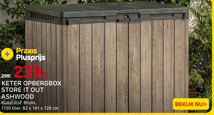 Aanbieding: Keter opbergbox store it out ashwood