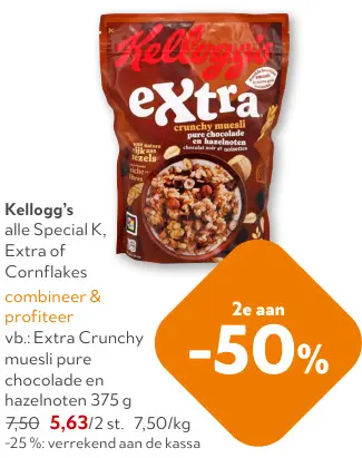 Promotie: Special K, Extra of Cornflakes