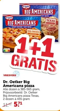 Aanbieding: Dr. Oetker Big Americans pizza