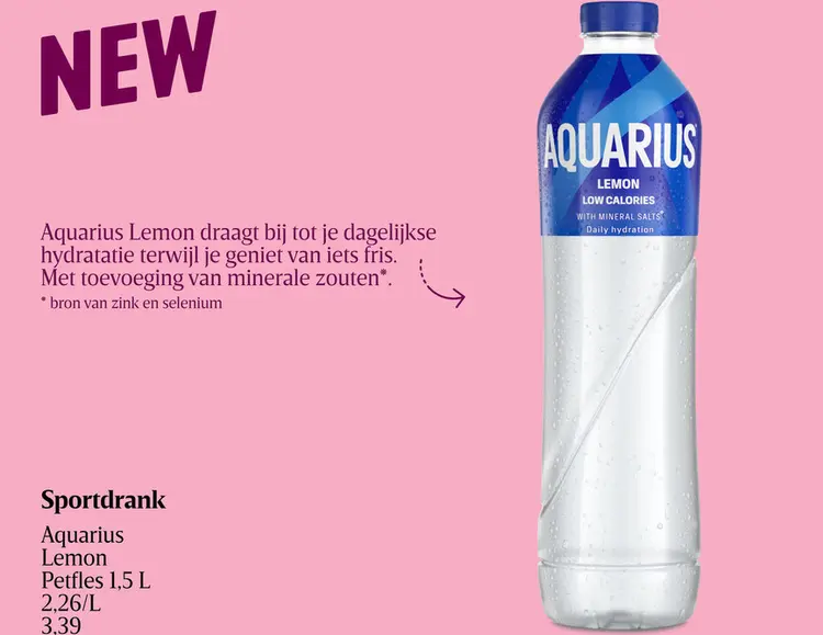Promotie: Sportdrank