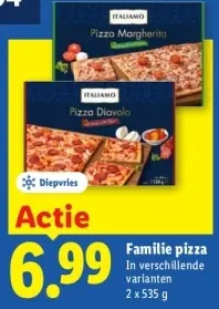 Aanbieding: Familie pizza
