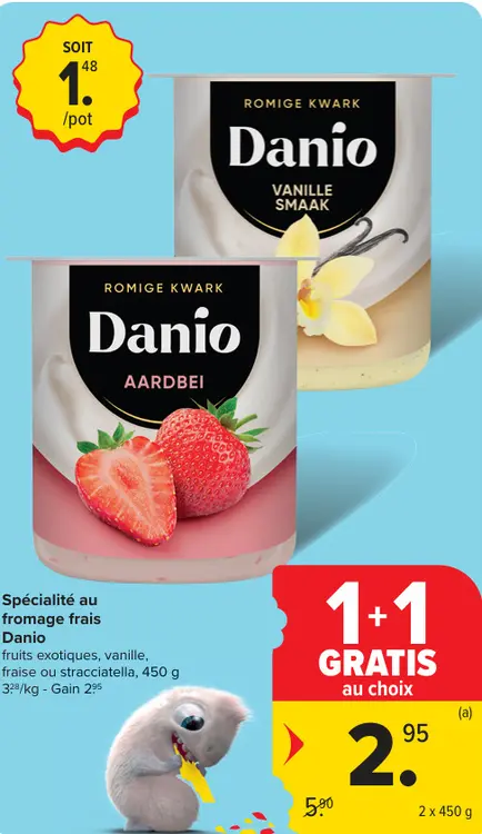 Offre: Spécialité au fromage frais