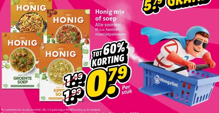 Aanbieding: Honig mix of soep