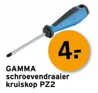 Aanbieding: schroevendraaier kruiskop PZ2