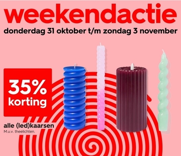 Aanbieding: kaarsen