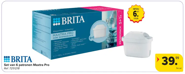 Promotie: Set van 6 patronen Maxtra Pro