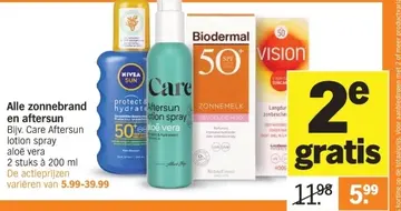 Aanbieding: Alle zonnebrand en aftersun