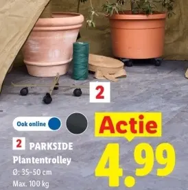 Aanbieding: Plantentrolley