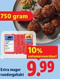 Aanbieding: Extra mager rundergehakt