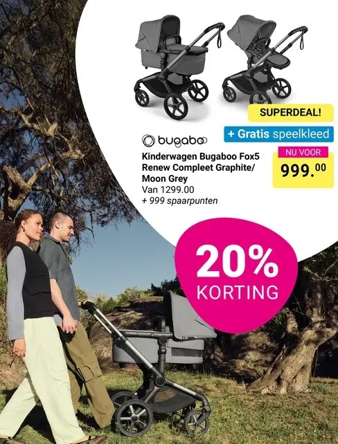 Aanbieding: Kinderwagen Bugaboo Fox5 Renew Compleet