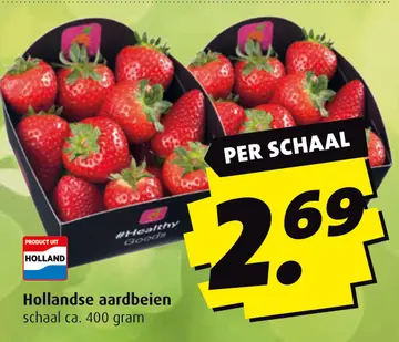 Aanbieding: Hollandse aardbeien