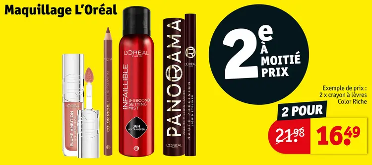 Offre: Maquillage