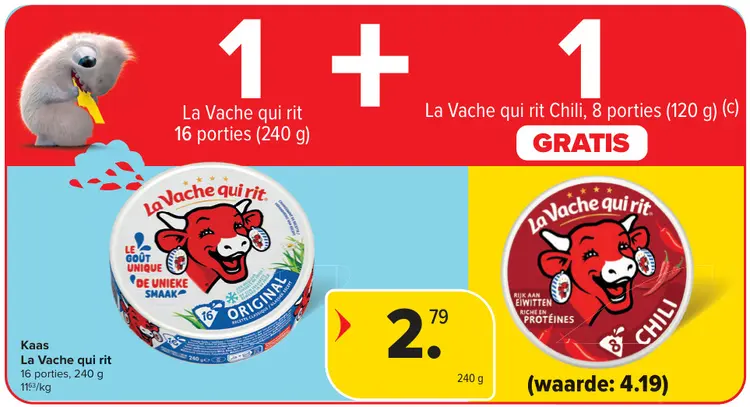 Promotie: La Vache qui rit