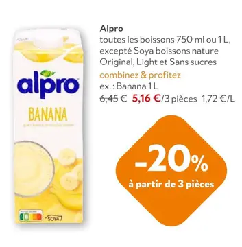 Offre: Alpro Banana