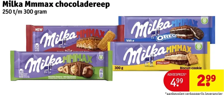 Aanbieding: Mmmax chocoladereep