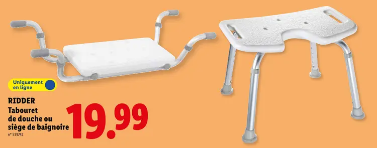 Offre: Tabouret de douche ou siège de baignoire