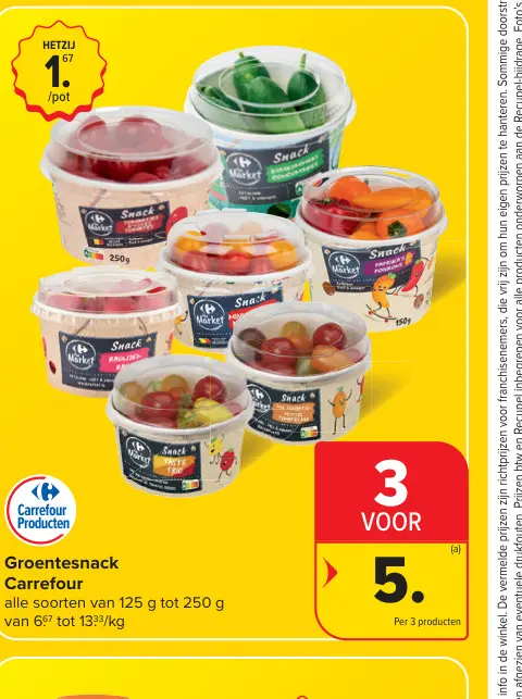 Offre: Groentesnack Carrefour