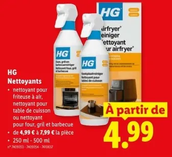 Offre: HG Nettoyants