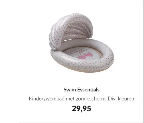Aanbieding: Kinderzwembad met zonnescherm