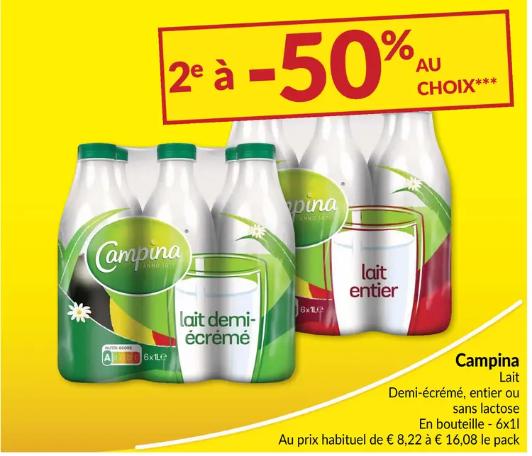 Offre: Lait