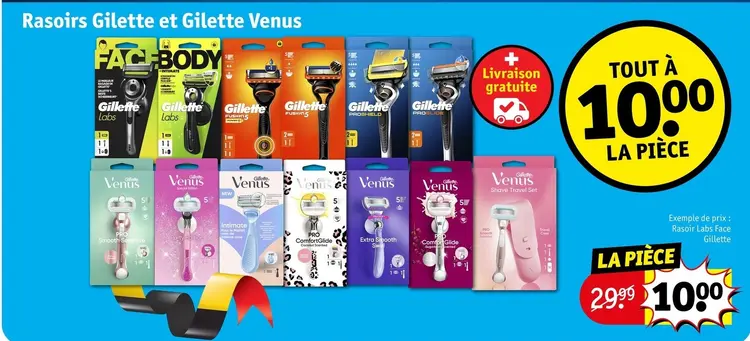 Offre: Rasoirs